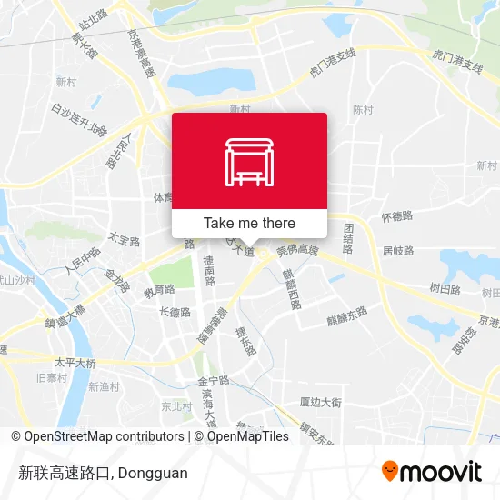 新联高速路口 map