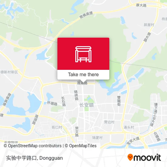 实验中学路口 map