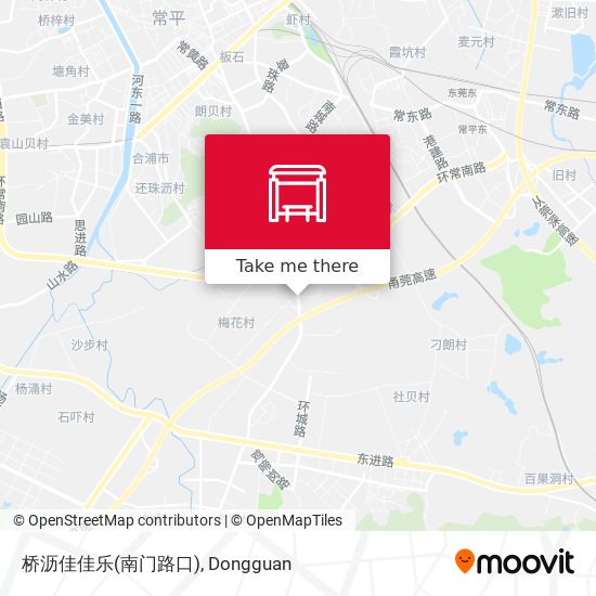 桥沥佳佳乐(南门路口) map