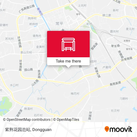 紫荆花园总站 map