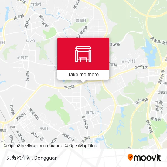 凤岗汽车站 map