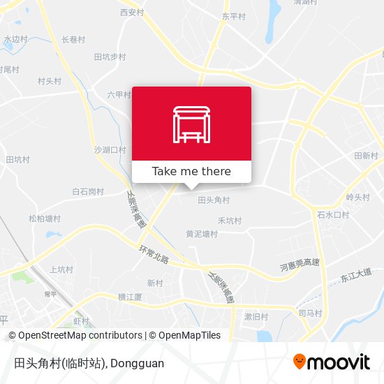 田头角村(临时站) map