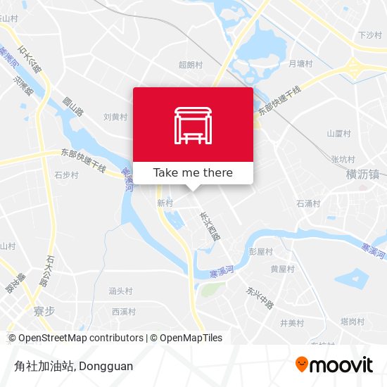 角社加油站 map