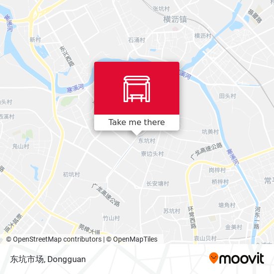 东坑市场 map