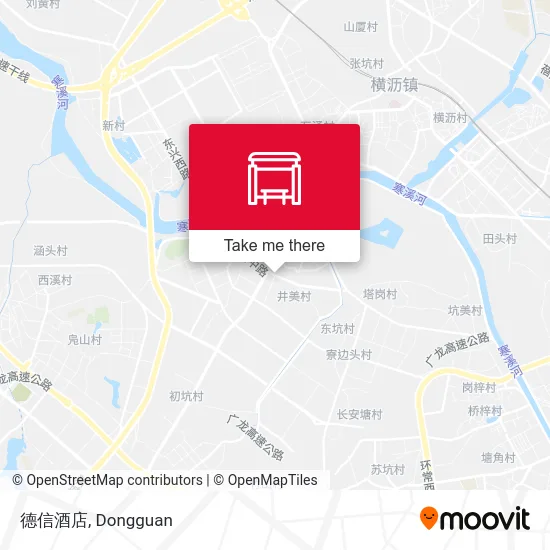 德信酒店 map