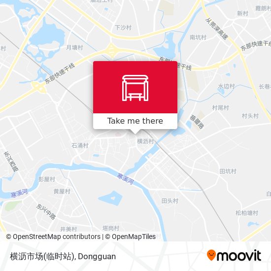 横沥市场(临时站) map