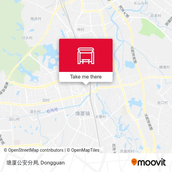 塘厦公安分局 map