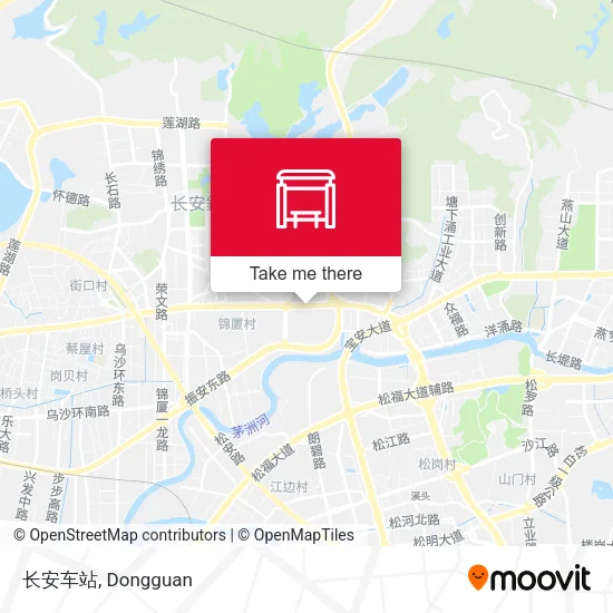 长安车站 map