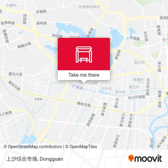上沙综合市场 map