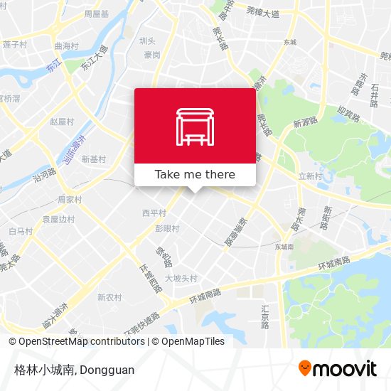 格林小城南 map