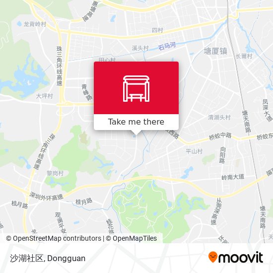 沙湖社区 map