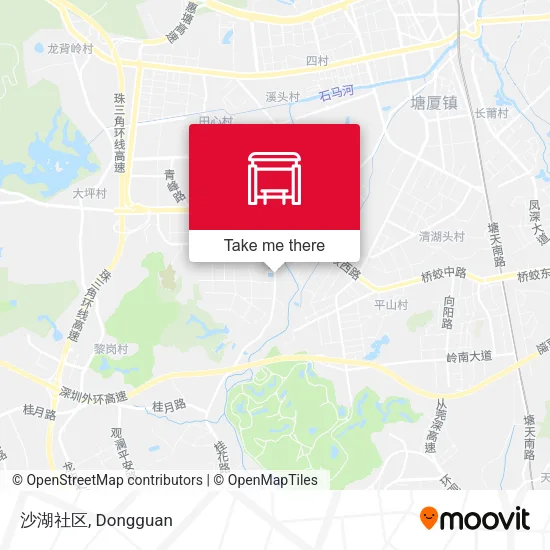 沙湖社区 map