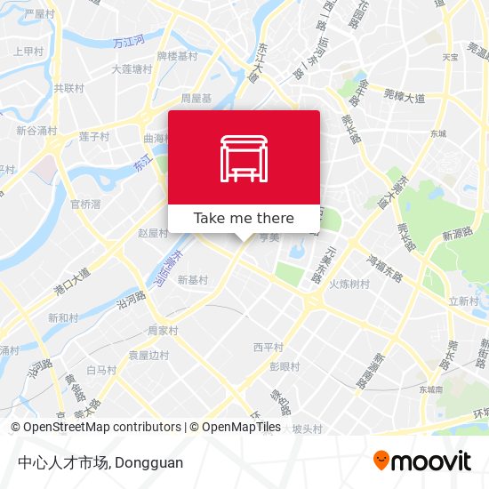 中心人才市场 map