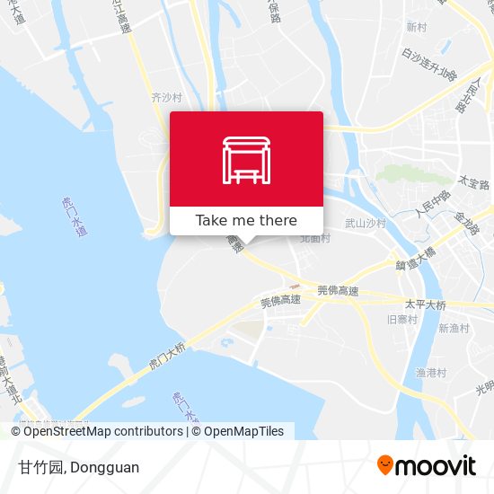 甘竹园 map