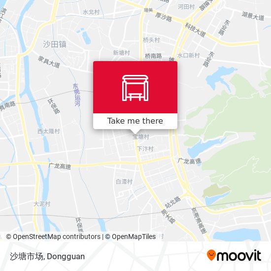 沙塘市场 map