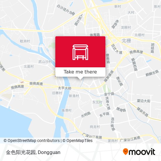 金色阳光花园 map