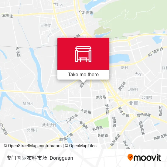 虎门国际布料市场 map