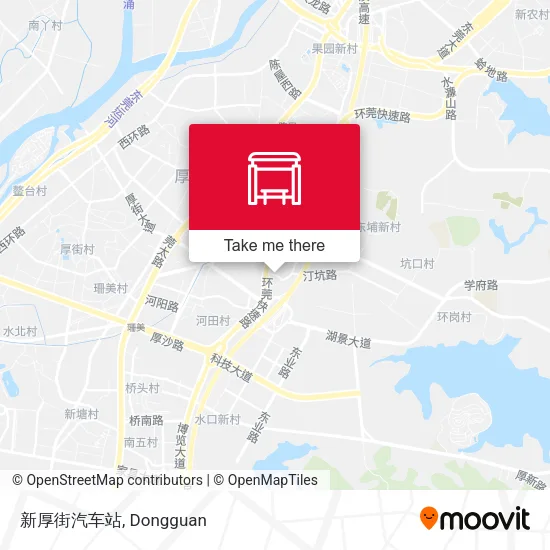 新厚街汽车站 map