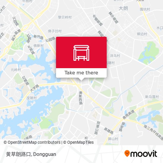 黄草朗路口 map