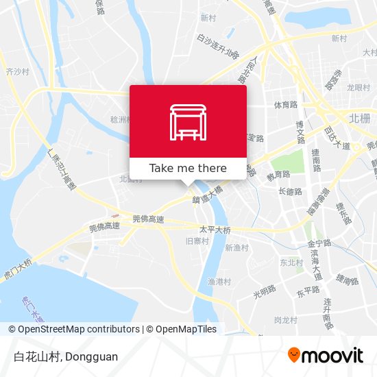 白花山村 map