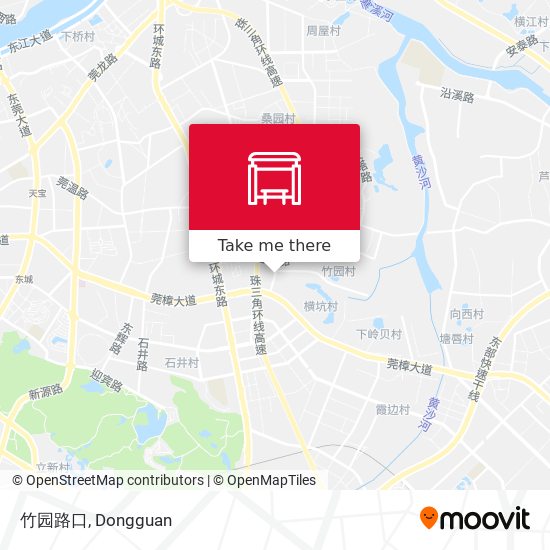 竹园路口 map