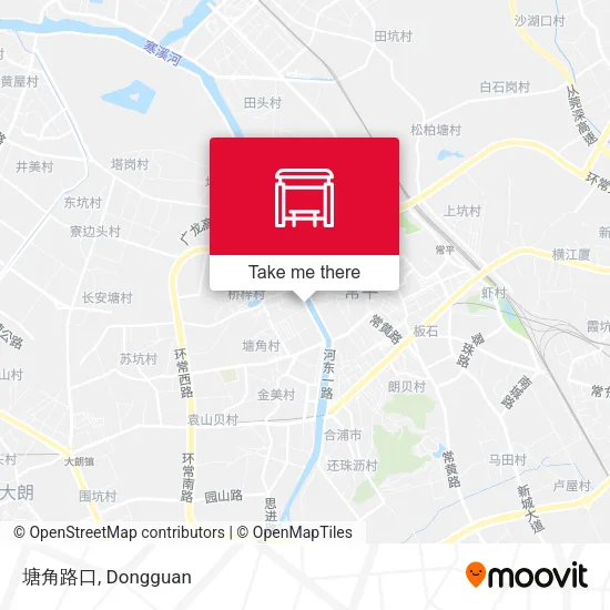 塘角路口 map