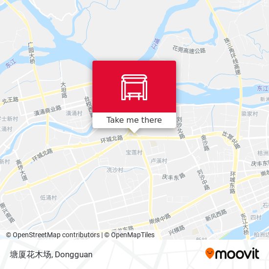 塘厦花木场 map