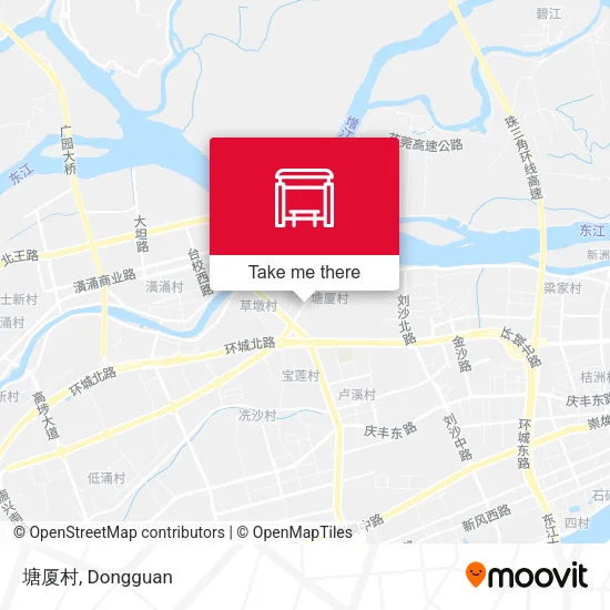 塘厦村 map