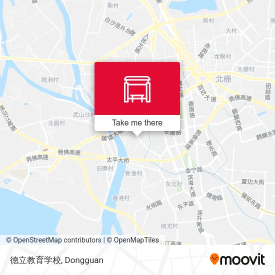 德立教育学校 map