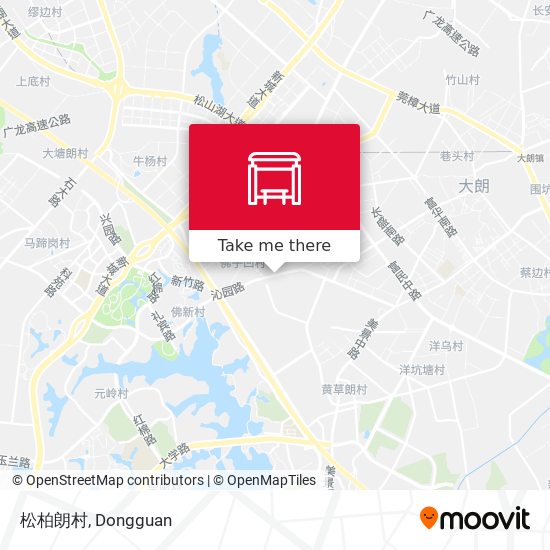 松柏朗村 map