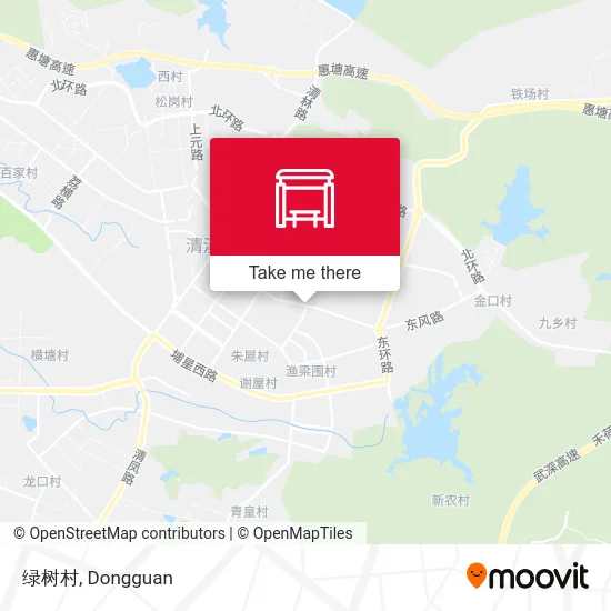 绿树村 map