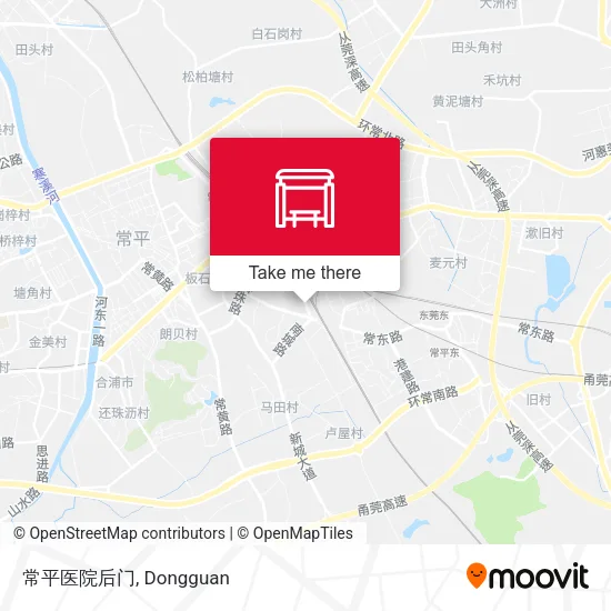 常平医院后门 map