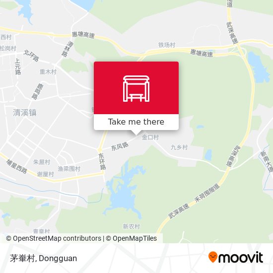 茅輋村 map
