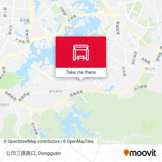 公凹三路路口 map