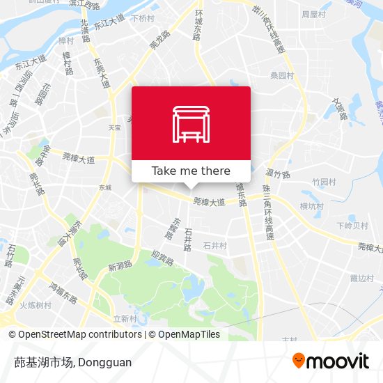 蓢基湖市场 map