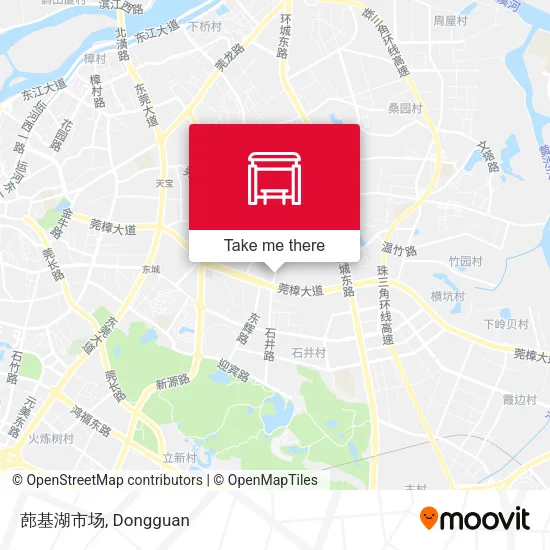 蓢基湖市场 map