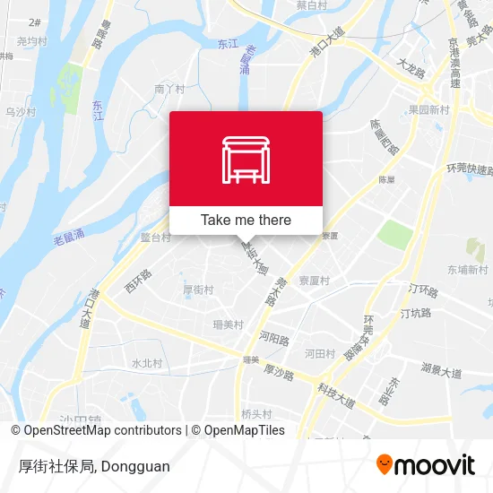 厚街社保局 map