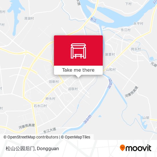 松山公园后门 map
