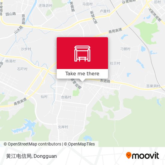 黄江电信局 map