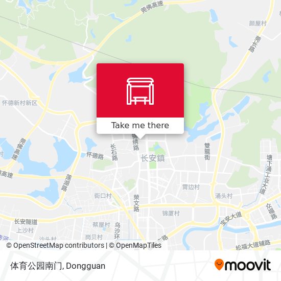 体育公园南门 map