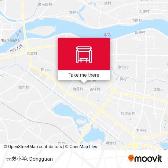 云岗小学 map
