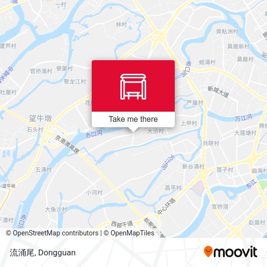 流涌尾 map