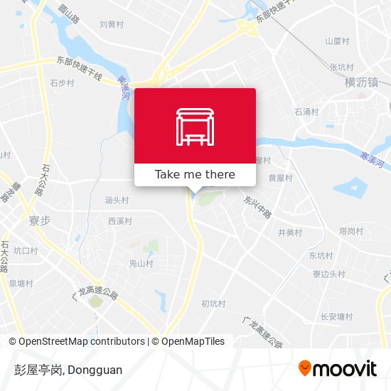 彭屋亭岗 map
