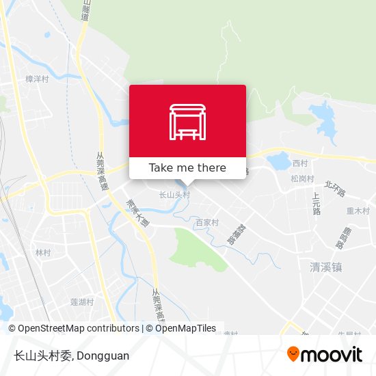 长山头村委 map