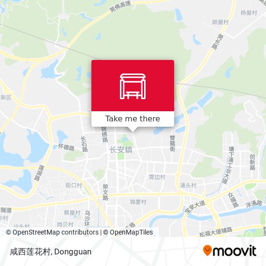 咸西莲花村 map