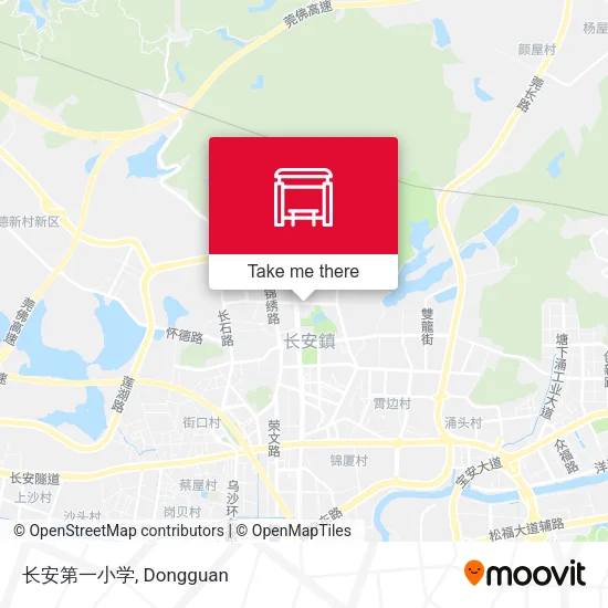 长安第一小学 map