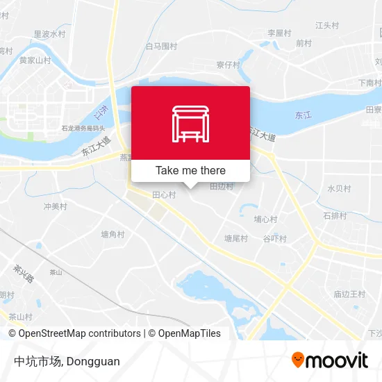 中坑市场 map