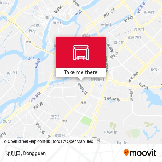 渠航口 map