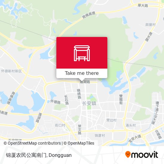 锦厦农民公寓南门 map