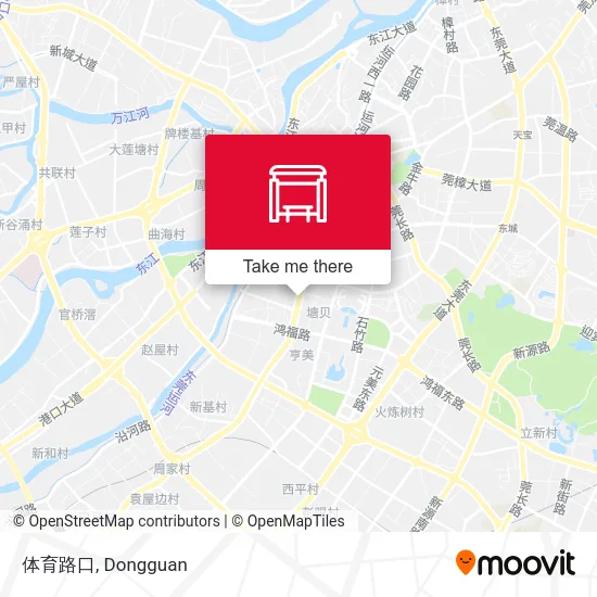 体育路口 map